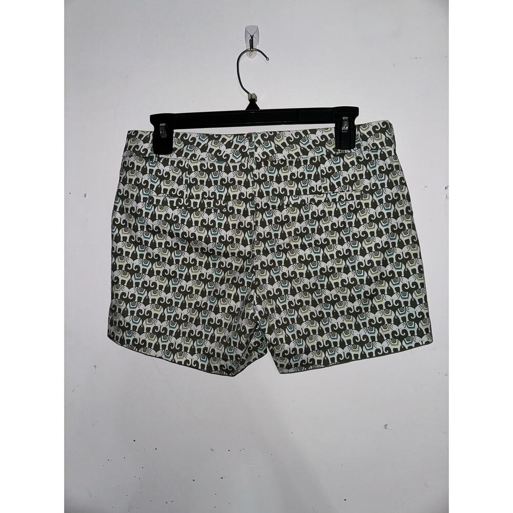 Boho Elephant Milly Preppy Banana Republic Summer Shorts Cotton Cruise Beach 2 - Picture 3 of 6